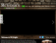 Tablet Screenshot of mcveighspub.com